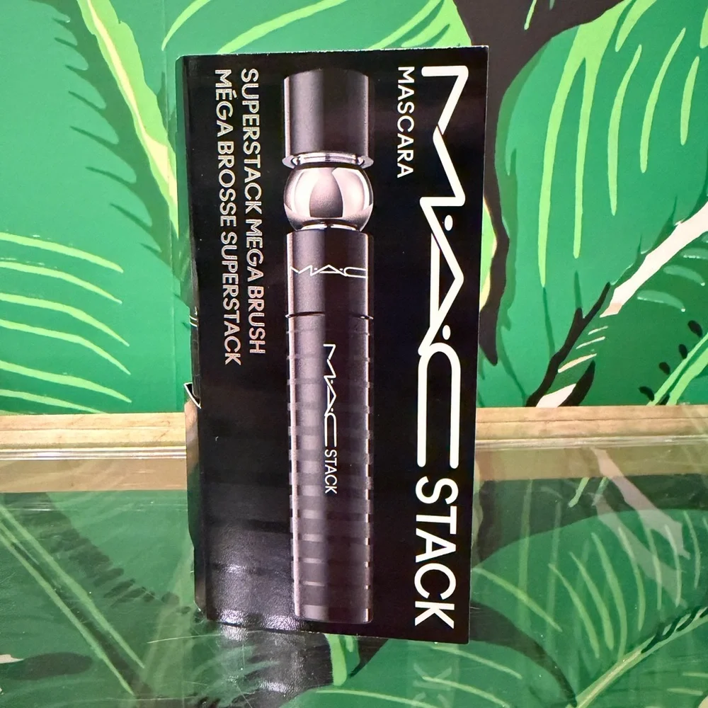MAC Stack Mascara Superstack Mega Brush Black Mini 3ml NWT